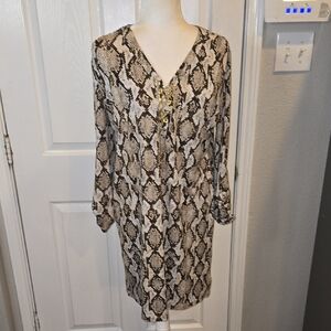 MICHAEL Michael Kors Snake Print Dress